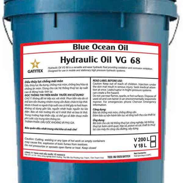 DẦU THỦY LỰC VG 68