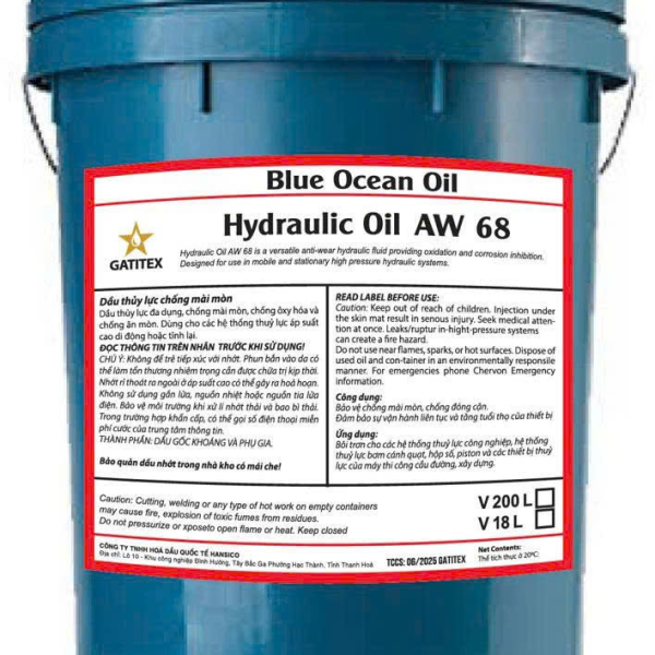DẦU THỦY LỰC AW 68